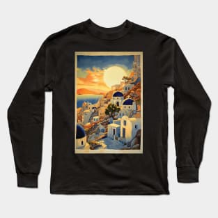 Santorini, Greece Long Sleeve T-Shirt